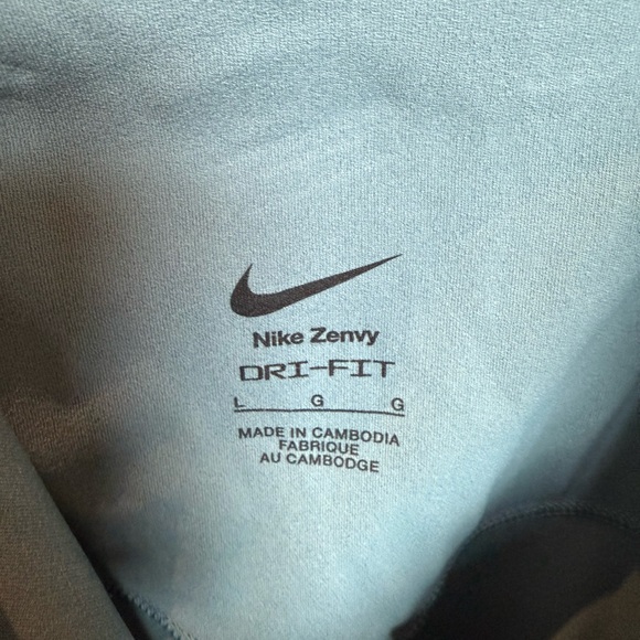 Nike Zenvy Women's Dark Teal Dri-Fit High Rise 8”Bike Shorts, Size Large - Picture 8 of 9